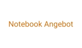 Notebook Angebot